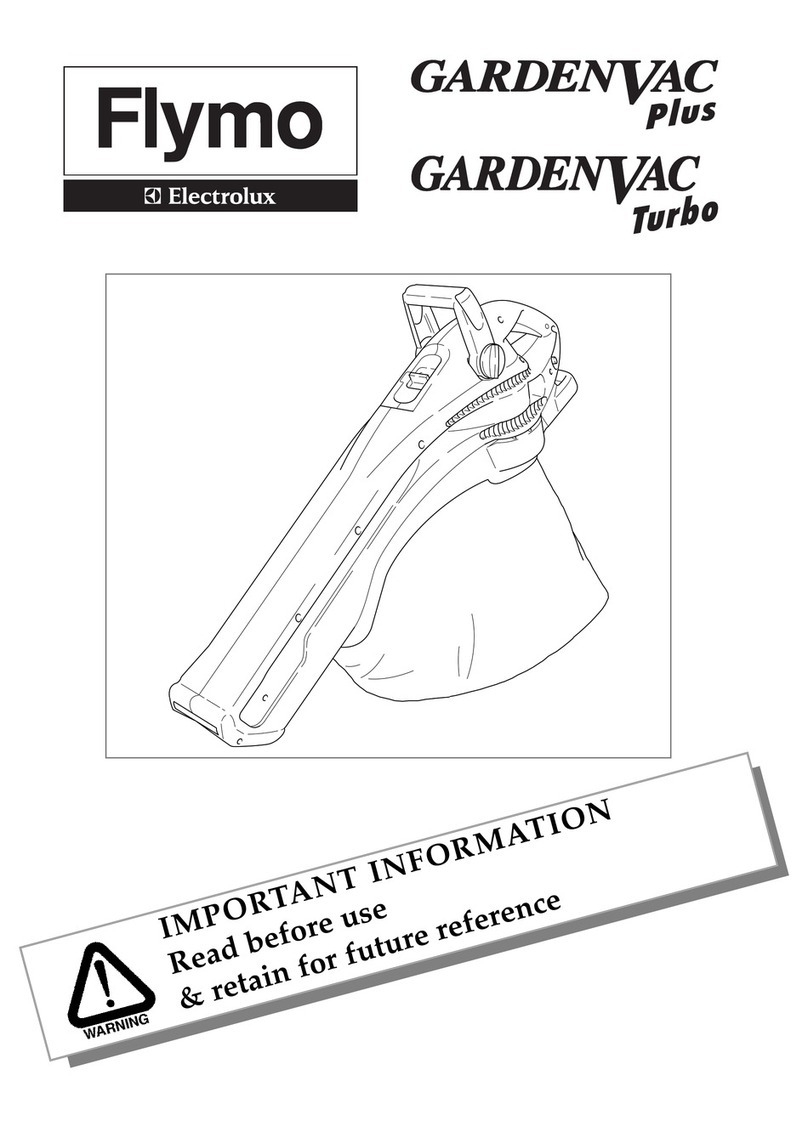 Flymo GARDENVAC Plus MEV750 manual