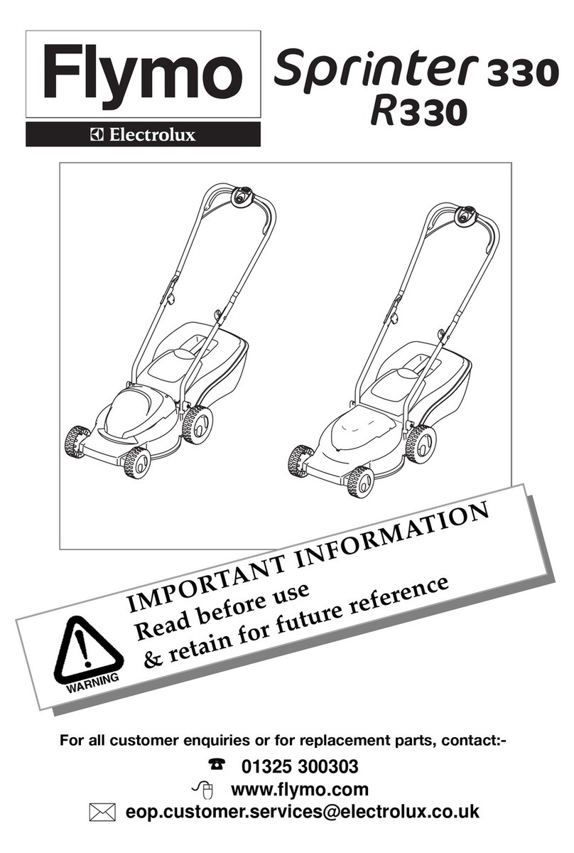 Flymo R 330 User manual