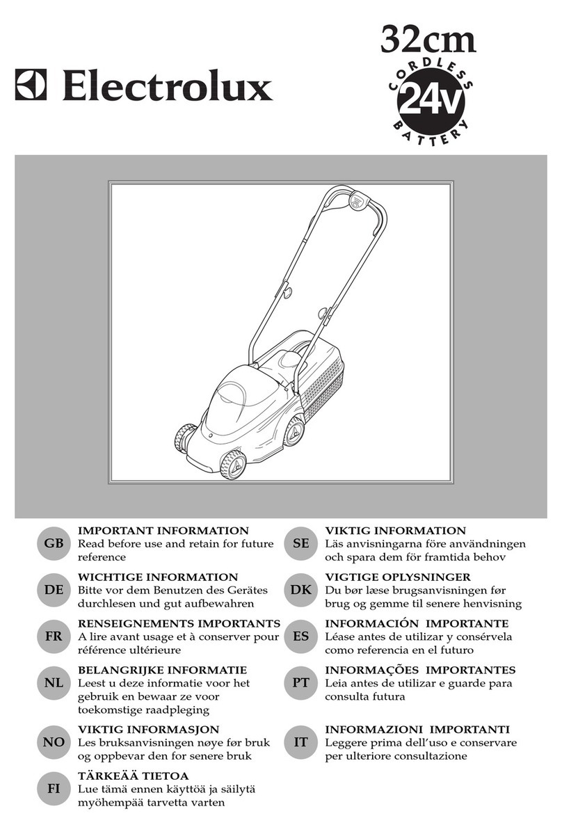 Electrolux RC320 User manual