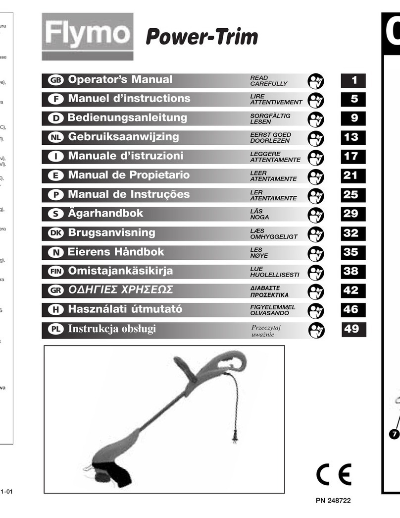 Flymo POWER TRIM 500 User manual