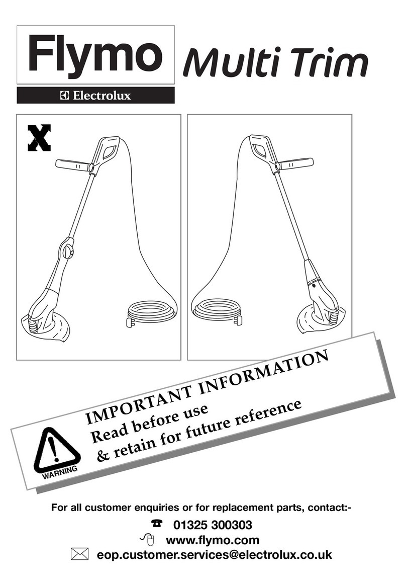 Flymo MULTITRIM 250D User manual