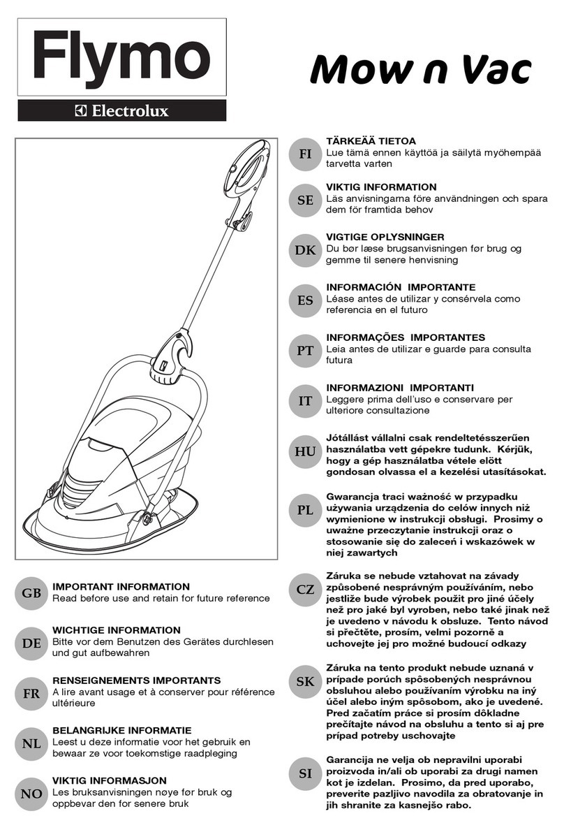 Flymo MOW N VAC Specification sheet