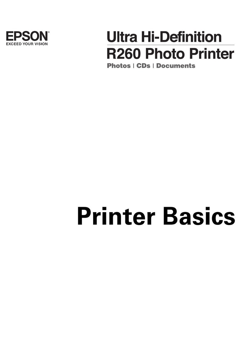 Epson R260 - Stylus Photo Color Inkjet Printer Installation guide