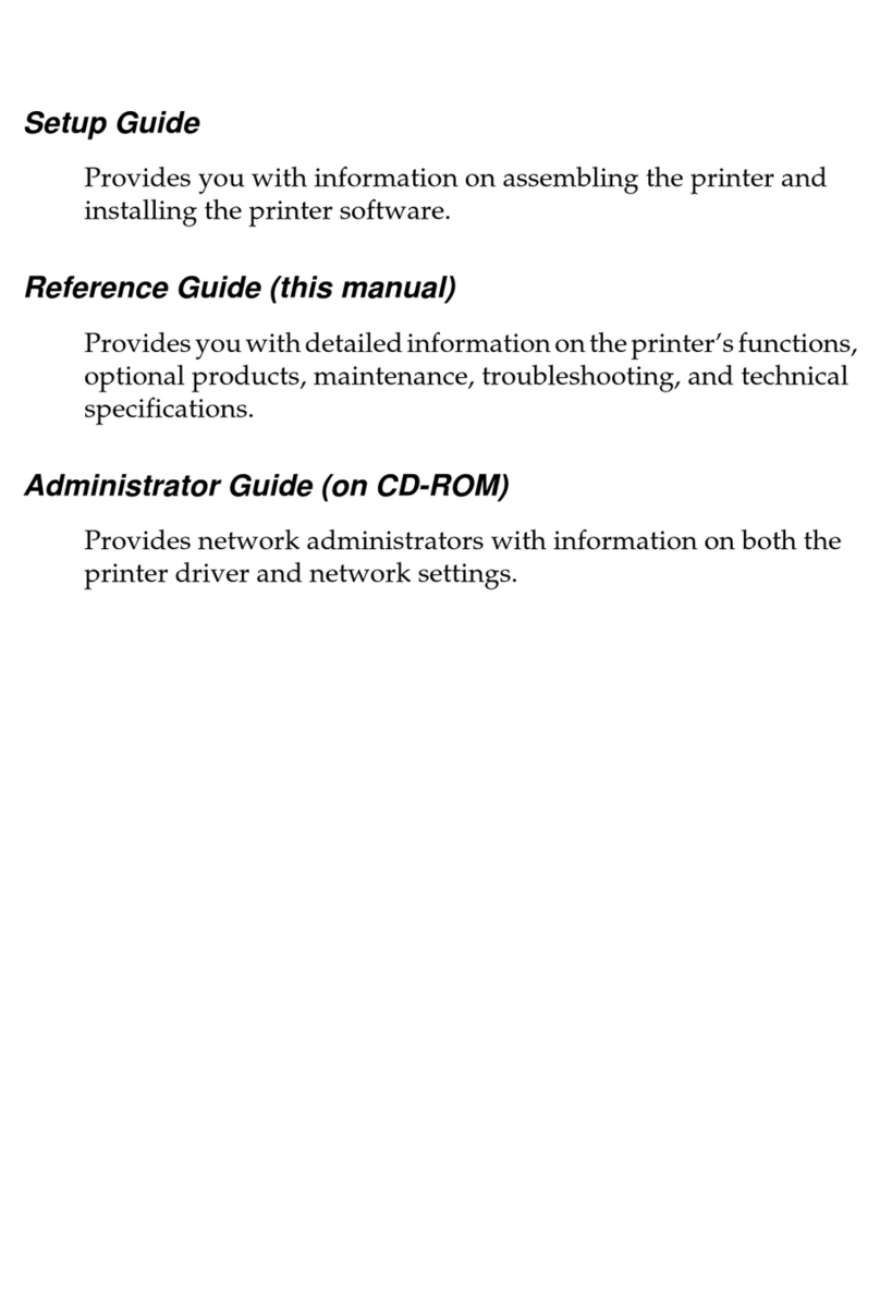 Epson AcuLaser C4000 User manual