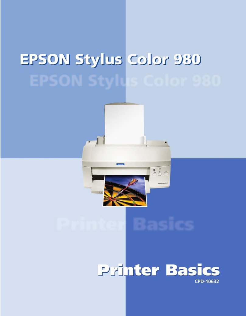 Epson Stylus Color 980 Installation guide