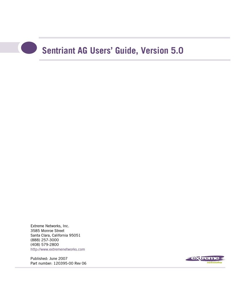 Extreme Networks Sentriant AG200 User manual