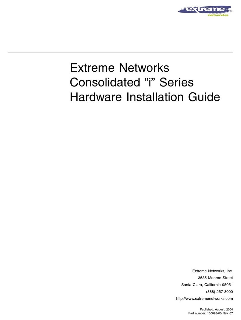 Extreme Networks Summit Summit1i Manual