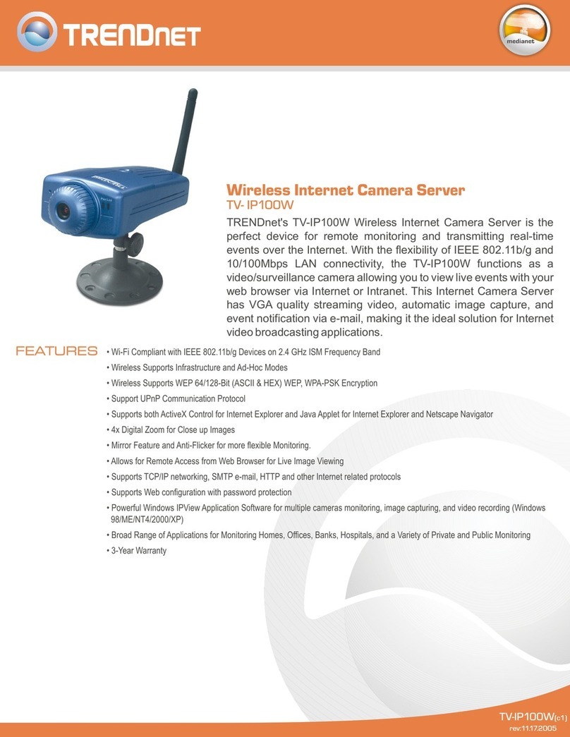 TRENDnet TV-IP100W User manual TRENDnet TV-IP100W User manual