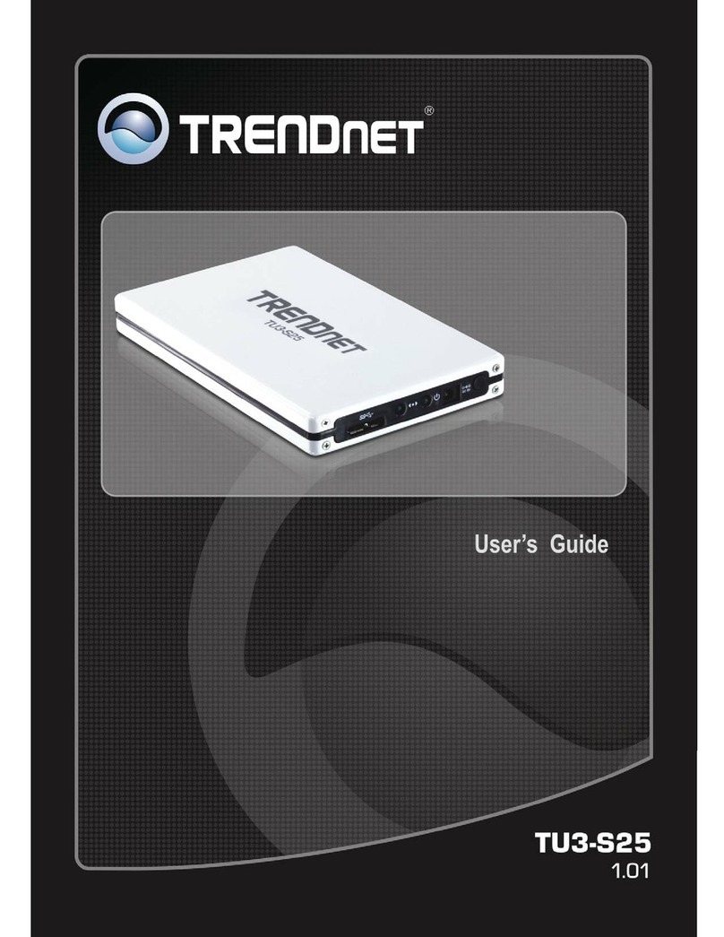TRENDnet TU3-S25 User manual