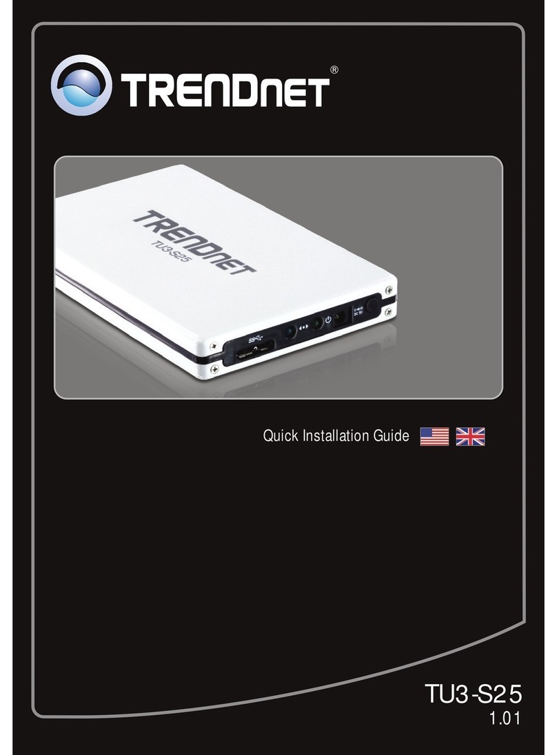TRENDnet TU3-S25 User manual