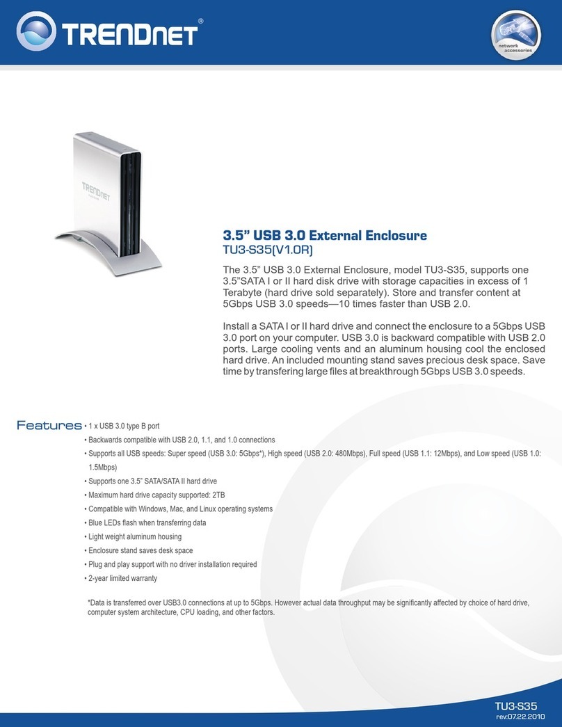 TRENDnet TU3-S35 datasheet