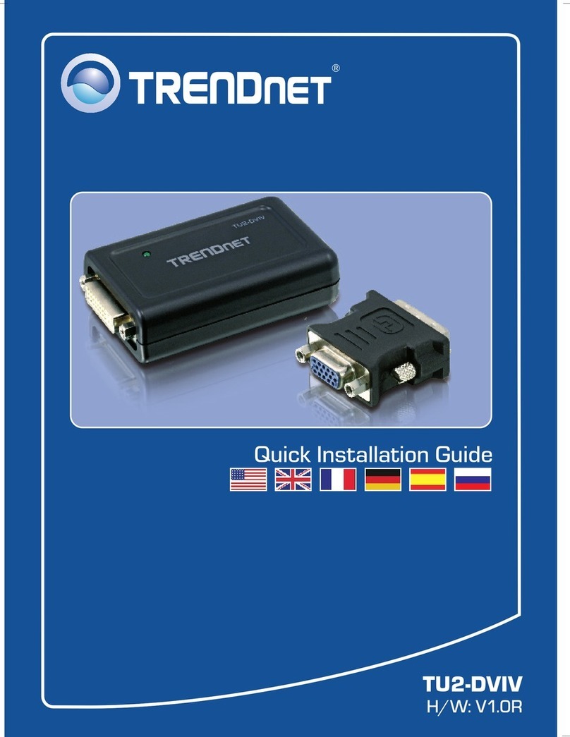 TRENDnet TU2-DVIV User manual