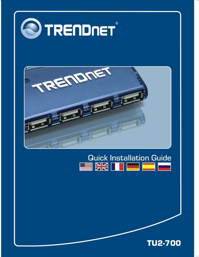 TRENDnet TU2-700 - DATA SHEETS Quick installation guide TRENDnet TU2-700 - DATA SHEETS Quick installation guide