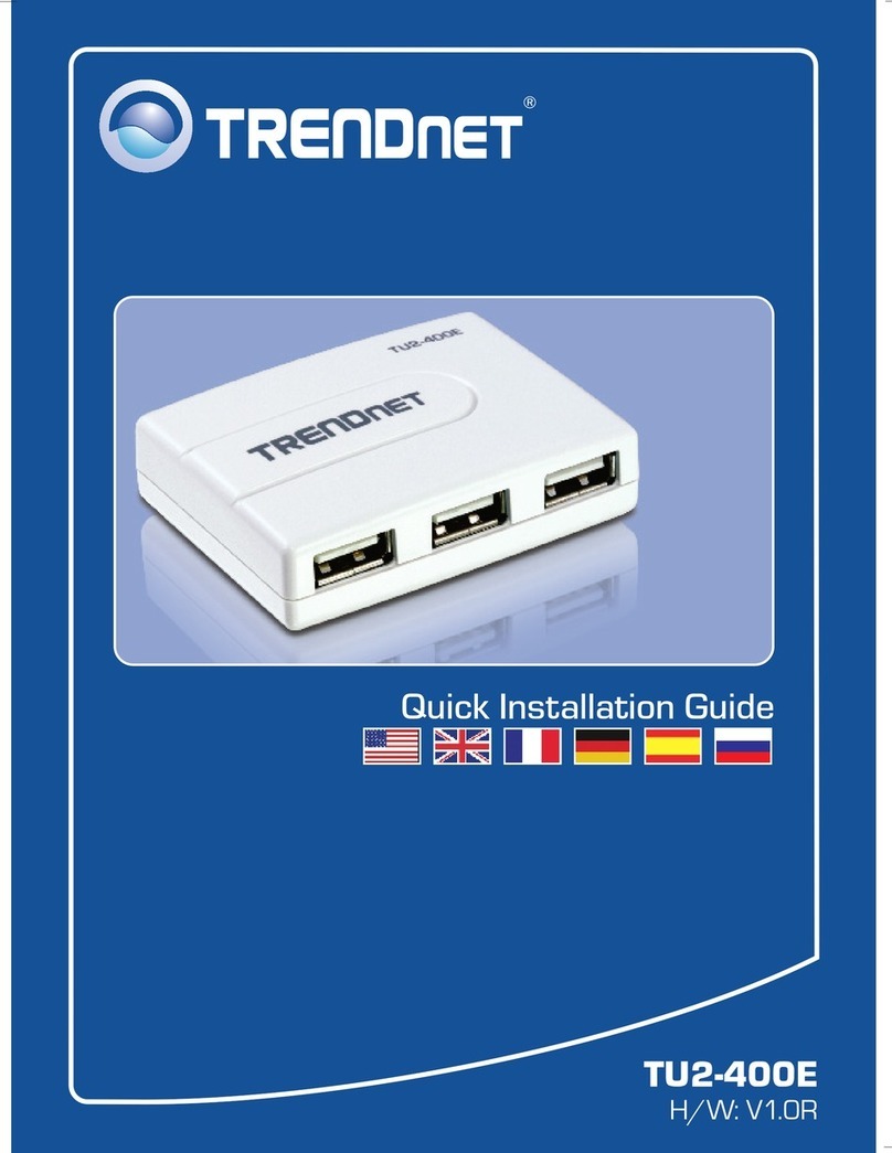 TRENDnet TU2-400E Quick installation guide