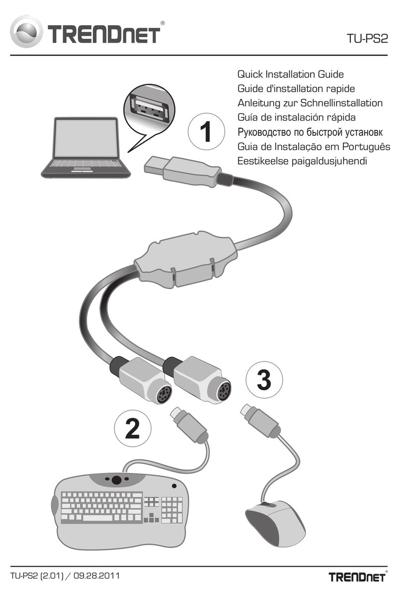 TRENDnet TU-PS2 Quick installation guide