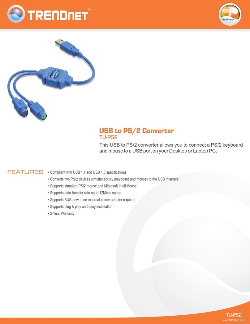 TRENDnet TU-PS2 User manual