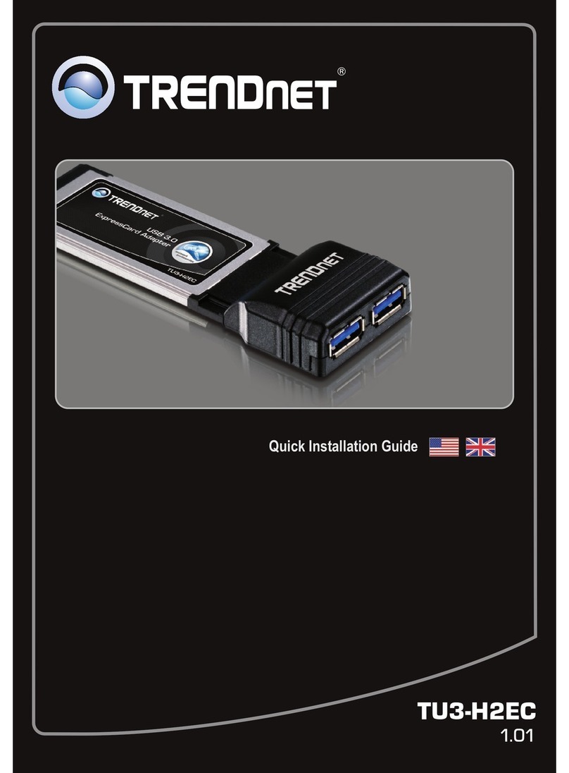 TRENDnet TU3-H2EC User manual