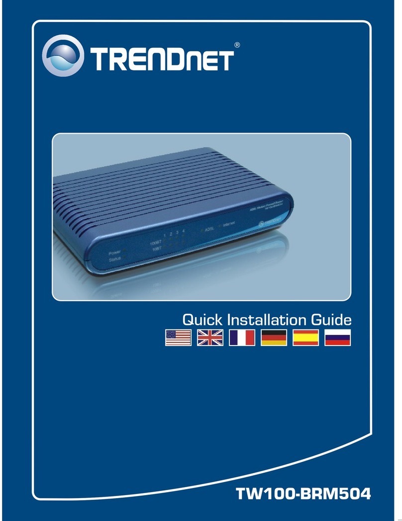 TRENDnet TW100-BRM504 Quick installation guide