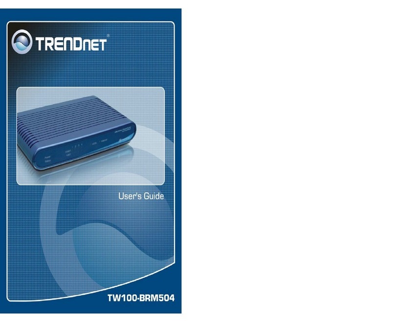TRENDnet TW100-BRM504 User manual
