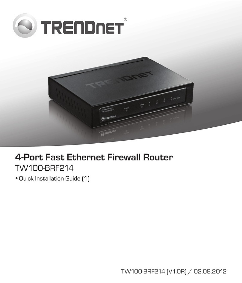 TRENDnet TW100-BRF214 Quick installation guide