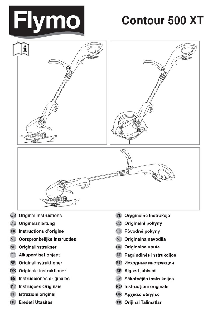 Flymo CONTOUR 500 XT Original instructions
