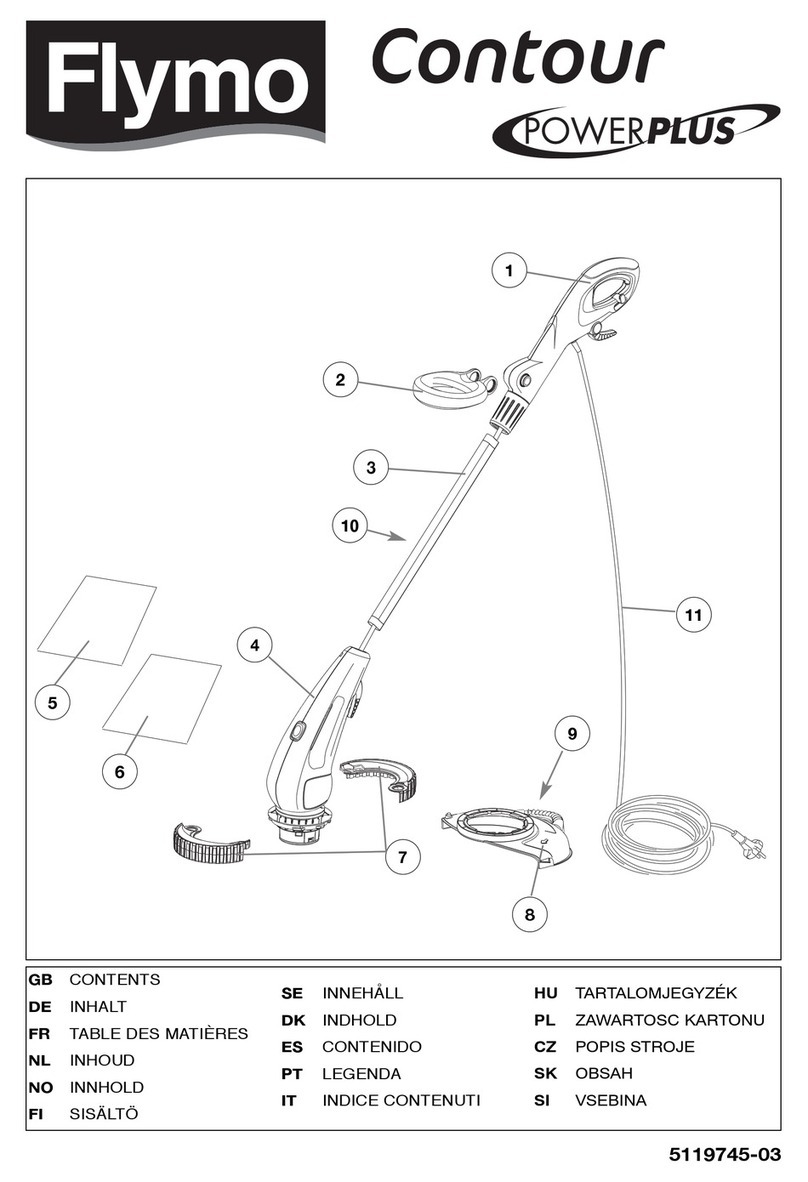 Flymo CONTOUR POWER PLUS User manual