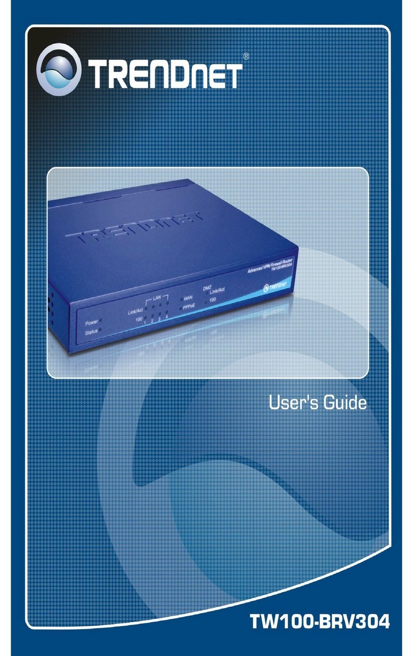 TRENDnet TW100-BRV304 SHEETS User manual
