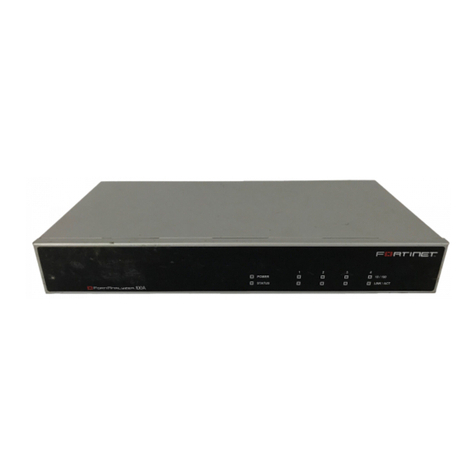 Fortinet FortiAnalyzer-100A User manual