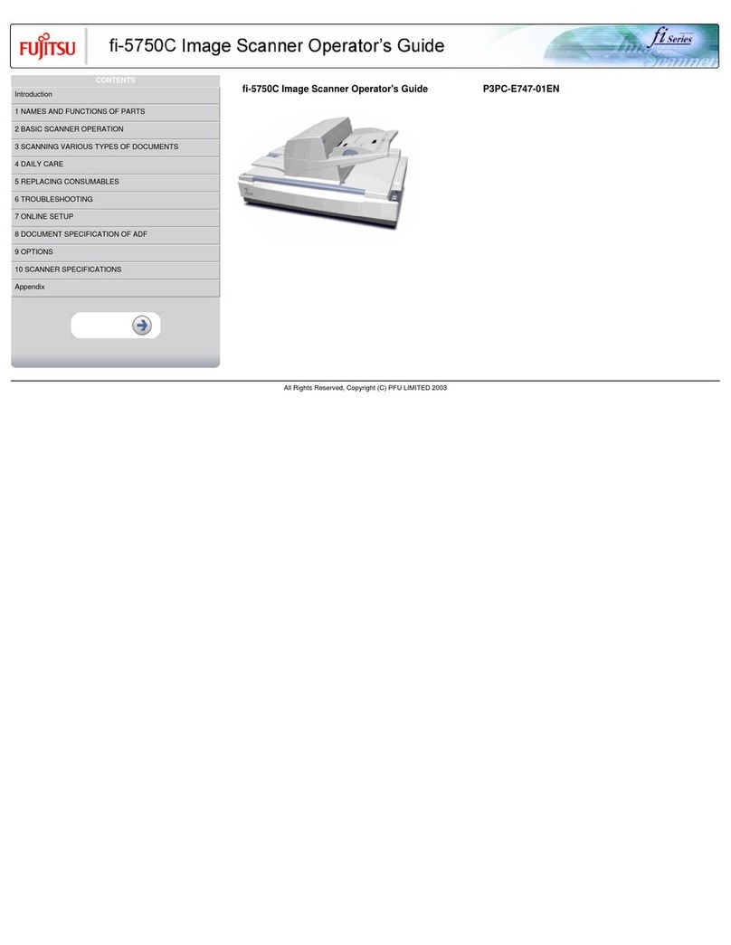 Fujitsu fi 5750C - Document Scanner Operator's guide