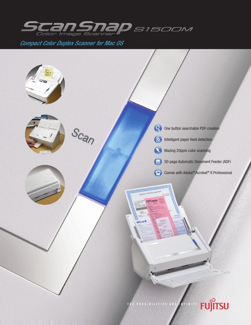 Fujitsu S1500M - ScanSnap - Document Scanner User manual