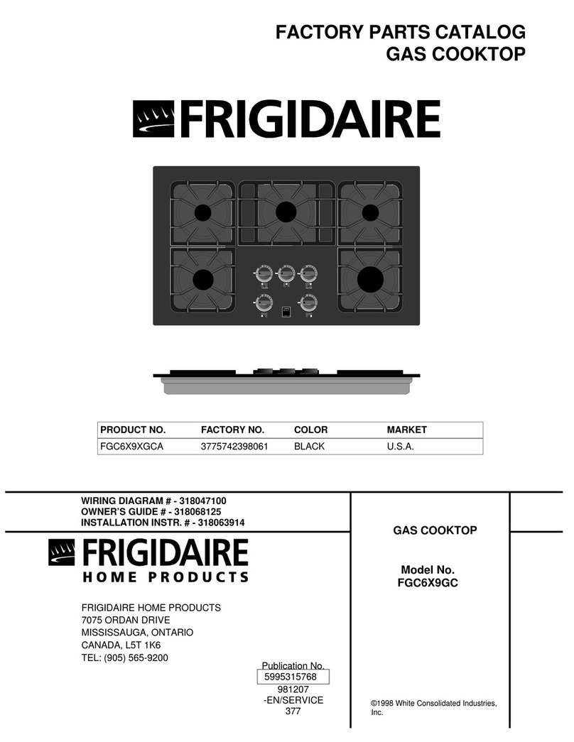 Frigidaire FGC6X9GC Factory parts catalog