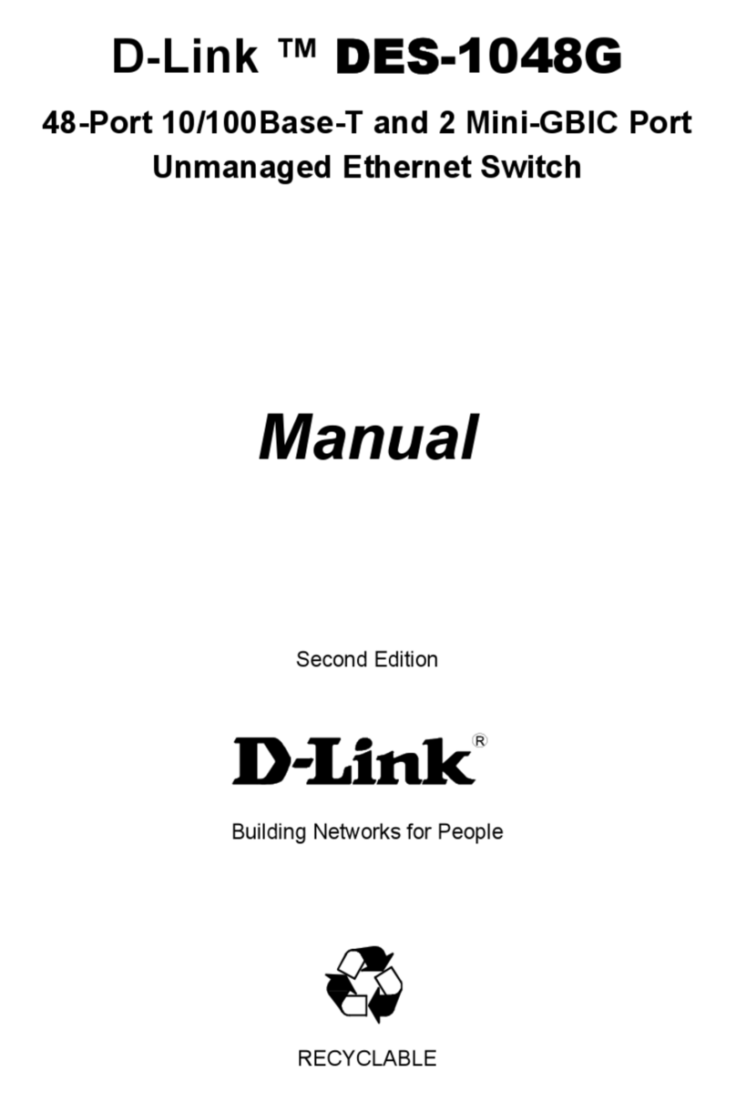 D-Link DES-1048G User manual D-Link DES-1048G User manual