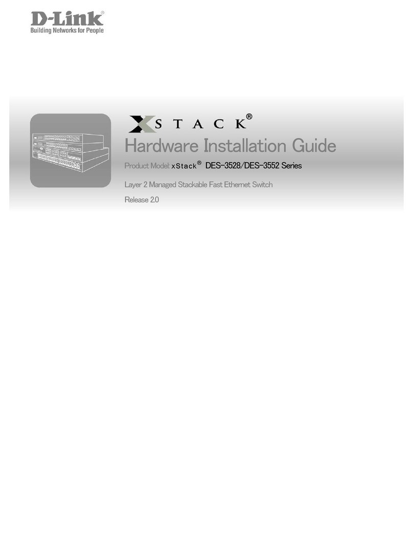 D-Link xStack DES-3528P Series Manual