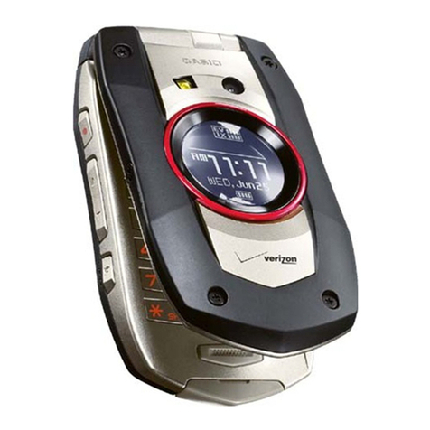 Casio GZONE TYPE-S PTT User manual