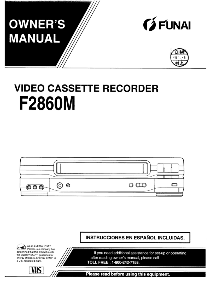 FUNAI F2860M owner's manual