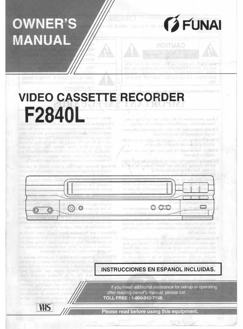 FUNAI F2840L User manual