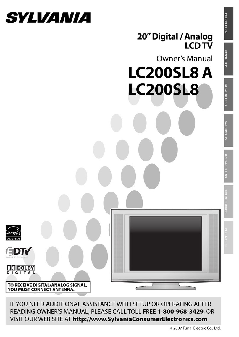 Sylvania LC200SL8 A User manual