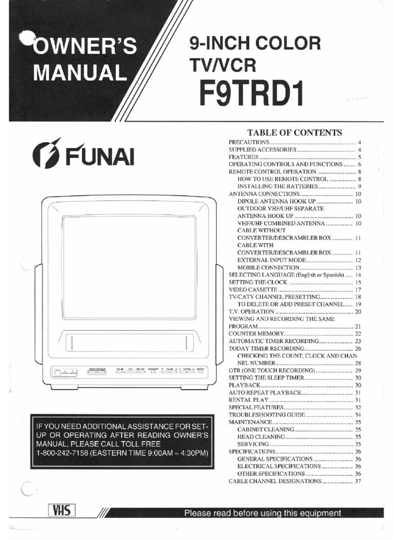 FUNAI F9TRD1 User manual