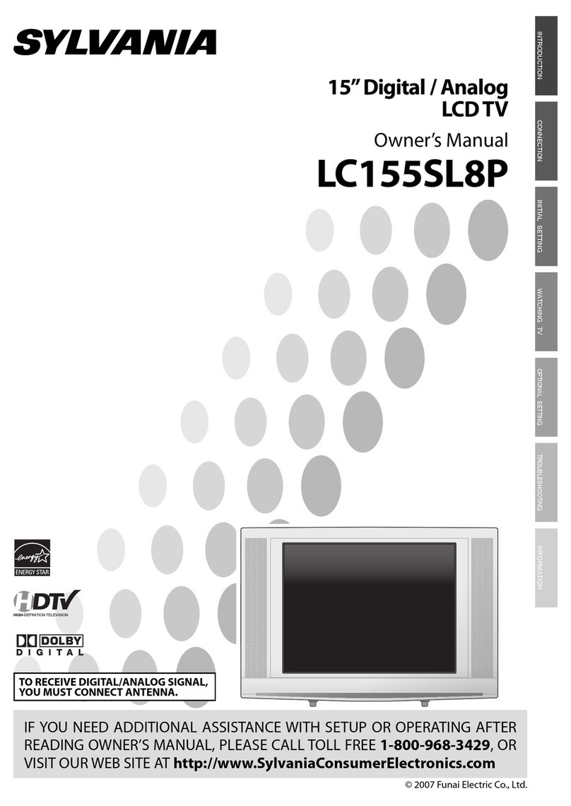 Sylvania LC155SL8P User manual