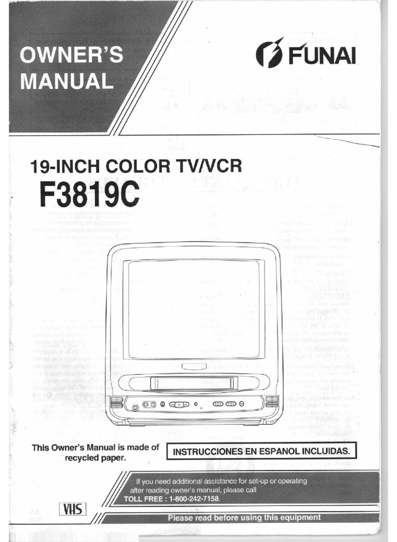 FUNAI F3819C owner's manual