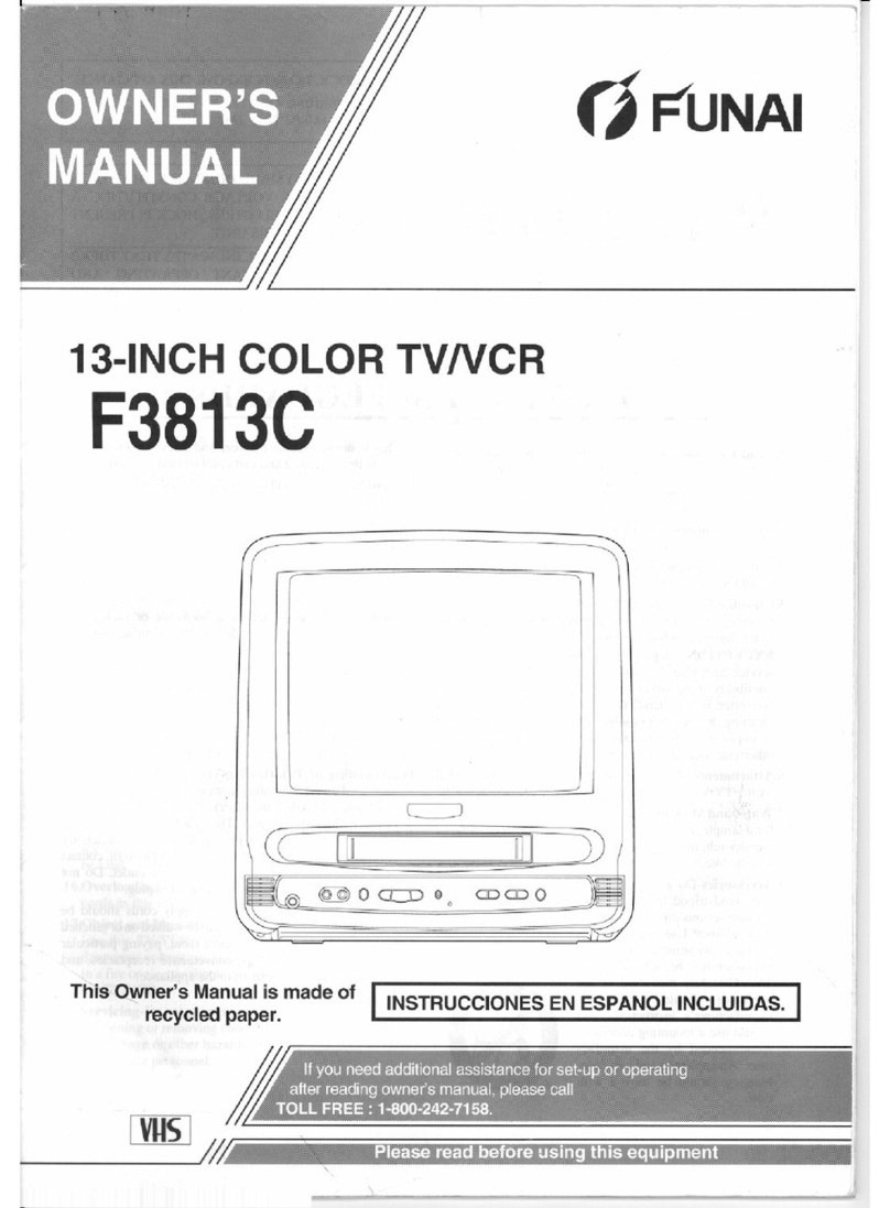 FUNAI F3813C owner's manual