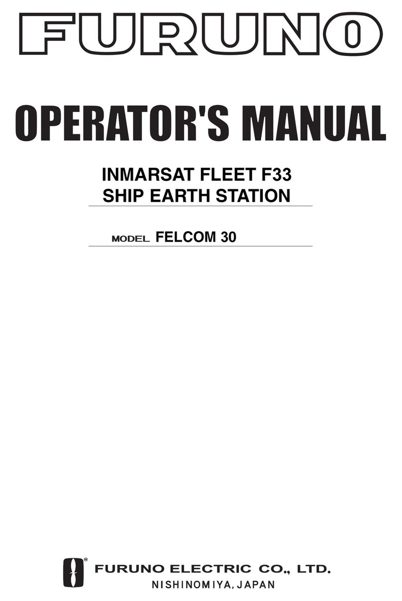 Furuno Felcom 30 Operator's manual