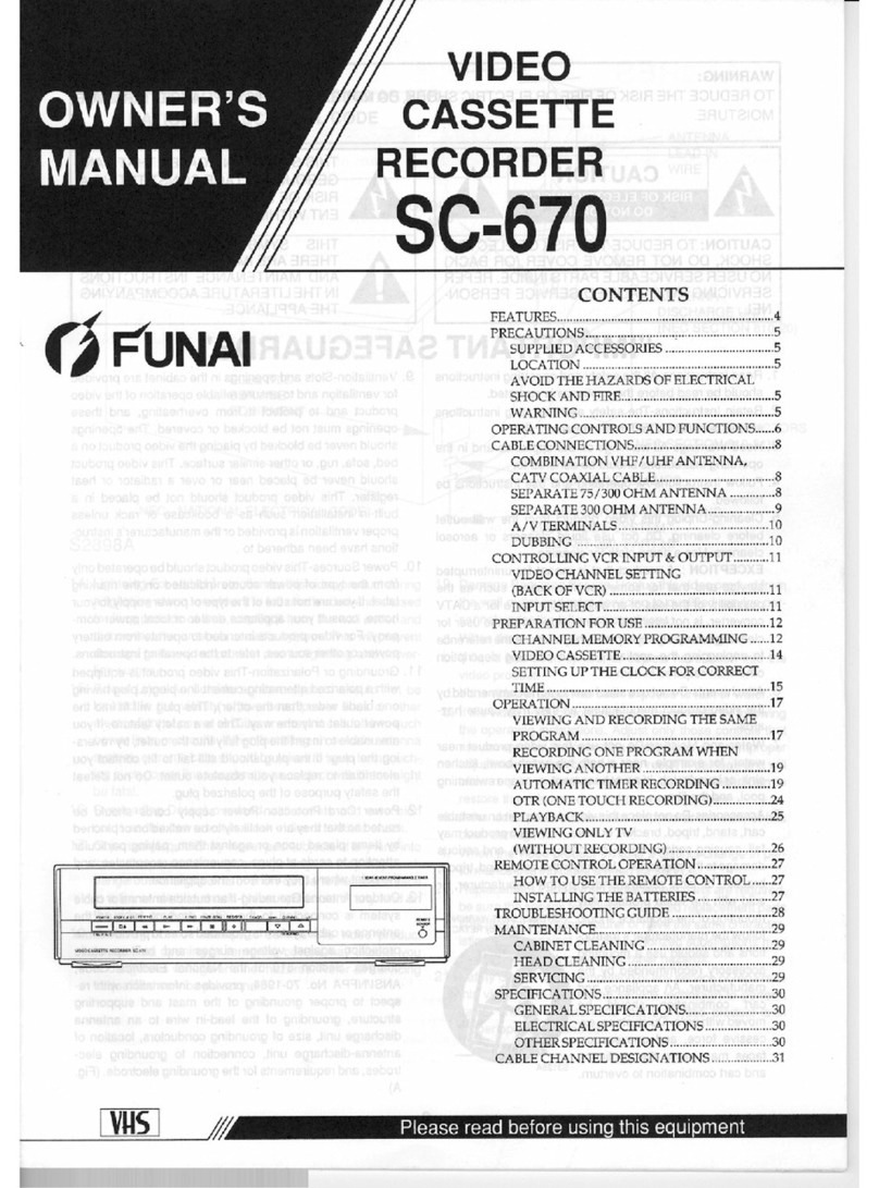FUNAI SC-670 User manual