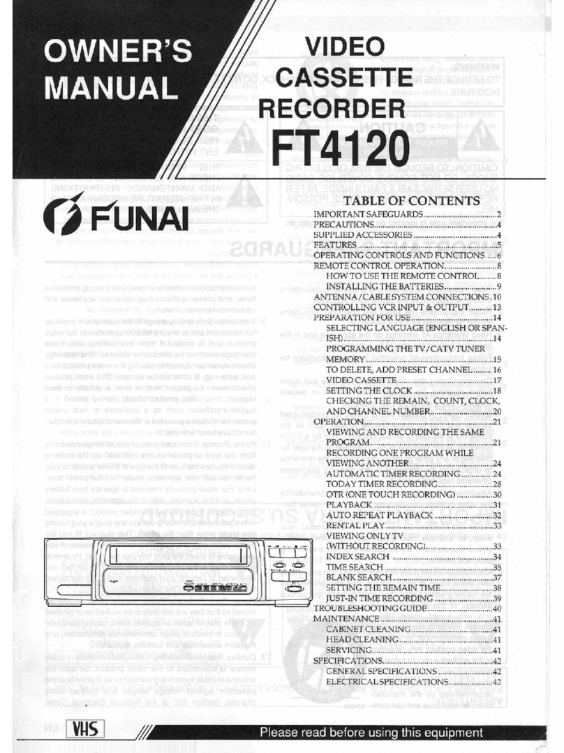 FUNAI FT4120 User manual