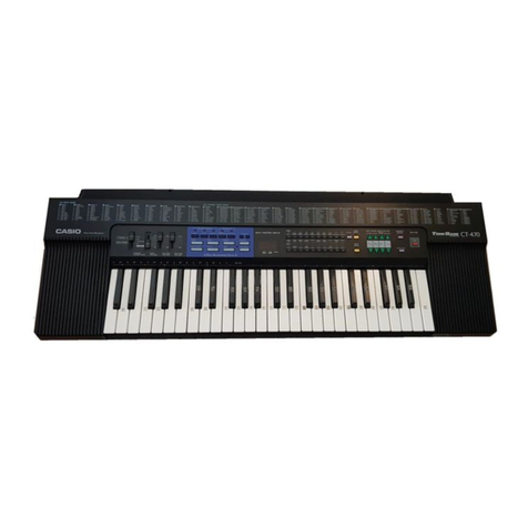Casio ToneBank CT-470 User manual