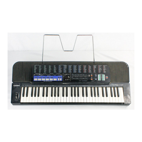 Casio ToneBank CT-670 User manual