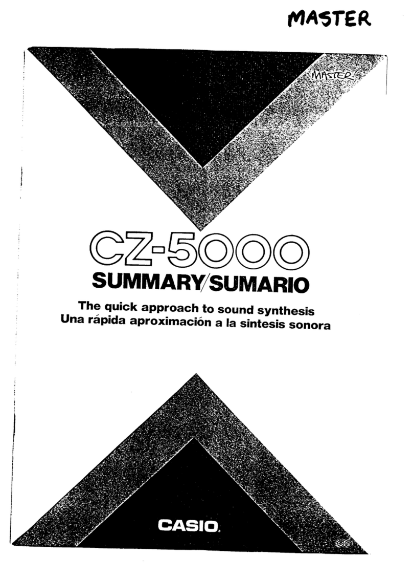 Casio CZ-5000 manual