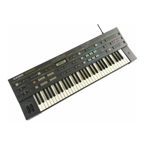Casio CZ-5000 User manual