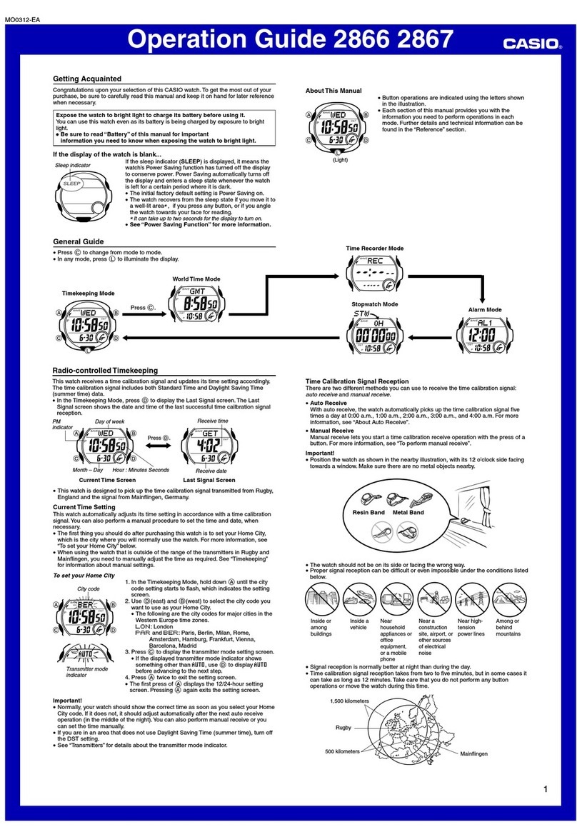Casio 2866 User manual Casio 2866 User manual