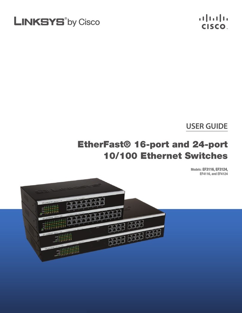 Linksys EtherFast EF3116 User manual